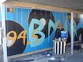 Necessary Evil (Steven Lee) paints BMIR mural 1